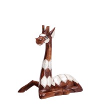 Giraffa in legno per decorazione - cm. 35 x 15 x h. cm. 36