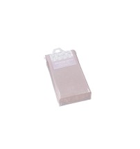 Lenzuolo sotto "Lix" rosa in cotone con angoli - una piazza e mezza / cm. 130 x 200
