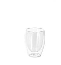 Bicchiere in vetro borosilicato "Brew" - 350 ml. / diam. cm. 8 x h. cm. 11,5