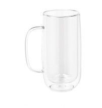 Boccale in vetro borosilicato "Brew" - 400 ml. / diam. cm. 7,5 x h. cm. 16
