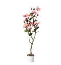 Vaso con magnolie per decorazione - rosa - diam. cm. 16,5 x h. cm. 125