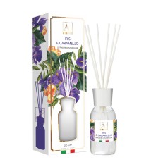 Iris e Caramello - Diffusore di fragranza con midollini da 250 ml.