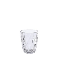 Set 6 bicchieri in vetro decorato "Kreaty" - 28 cl. ogni bicchiere - lavabile in lavastoviglie