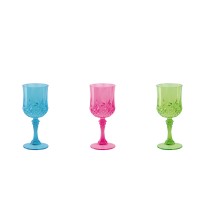 Bicchiere calice in plastica -225 ml. / diam. cm. 7,5 x h. cm. 17