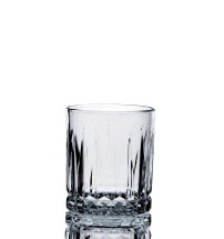 Set 6 bicchieri in vetro decorato "Lilly" - 30 cl. ogni bicchiere - lavabile in lavastoviglie