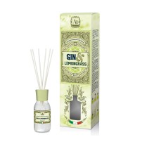 Gin & Lemongrass - Diffusore di fragranza con midollini da 125 ml.